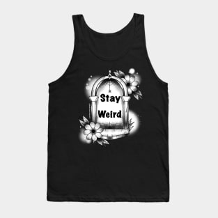 Stay Weird Tombstone Tank Top